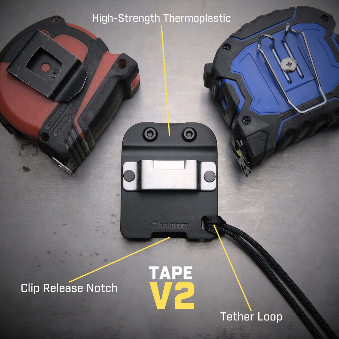 TapeMaster | Clip-On Tape Measure Holder