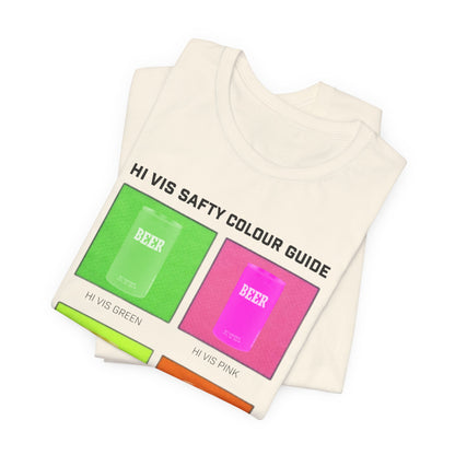 Hi Vis Safety Colour Guide Tee