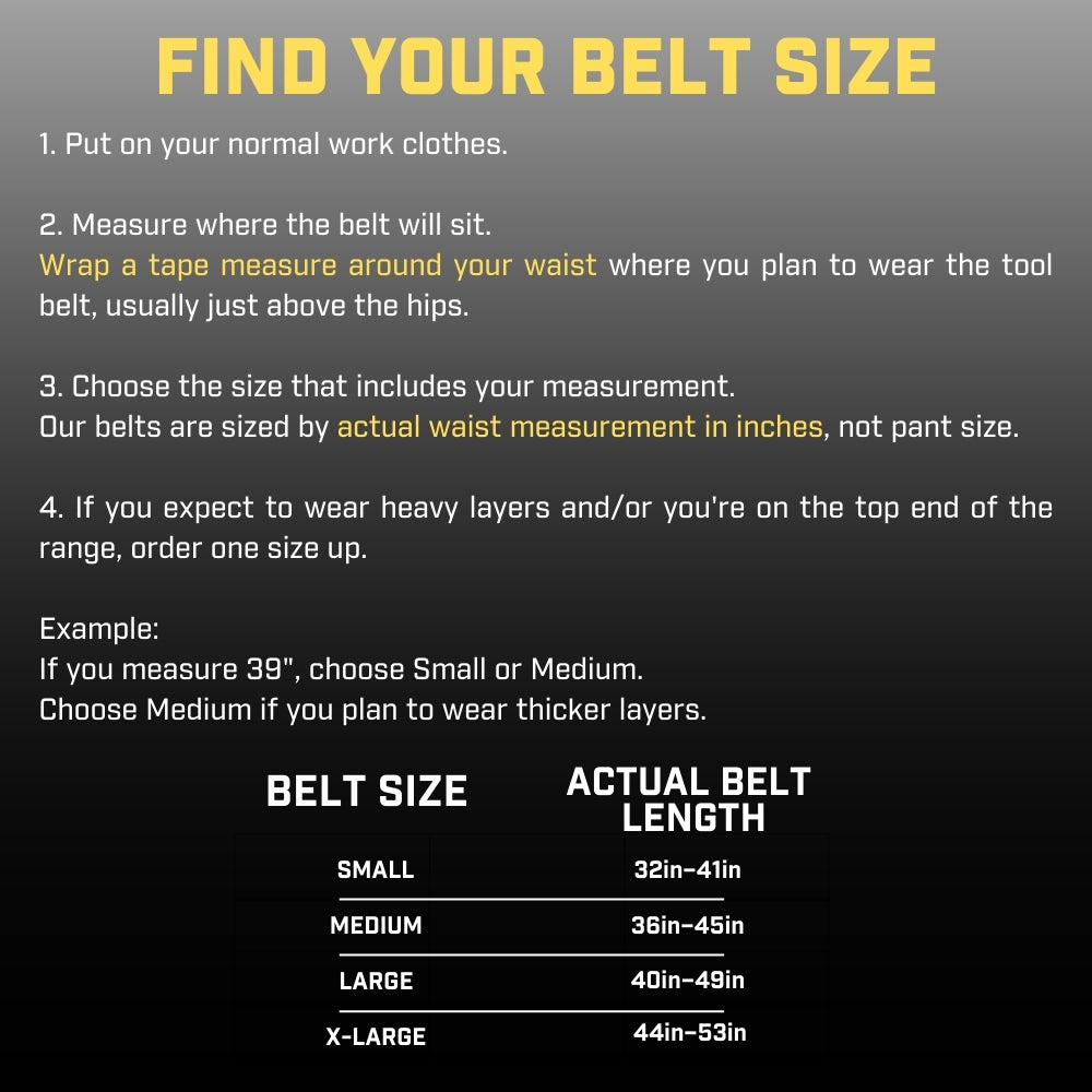 ModBelt HD | Padded Modular Tool Belt