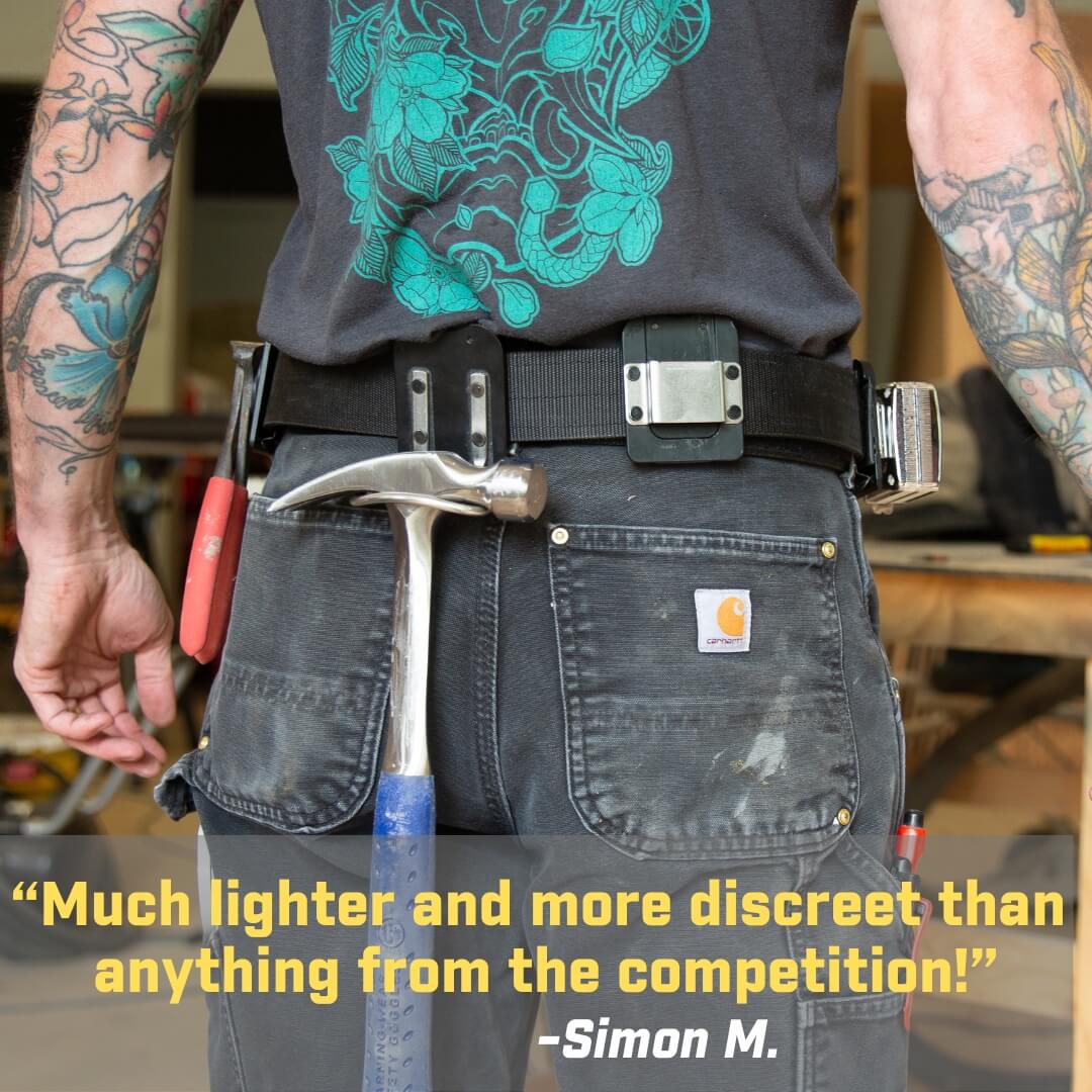 Tool Belt Suspenders Belt Clip XNDGURE Hammer Holster Clip On Tool