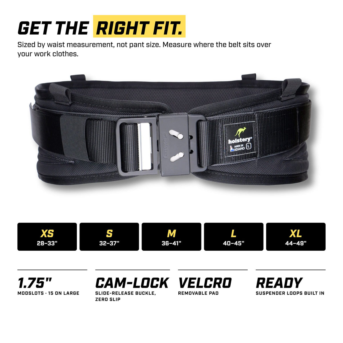 ModBelt HD | Padded Modular Tool Belt