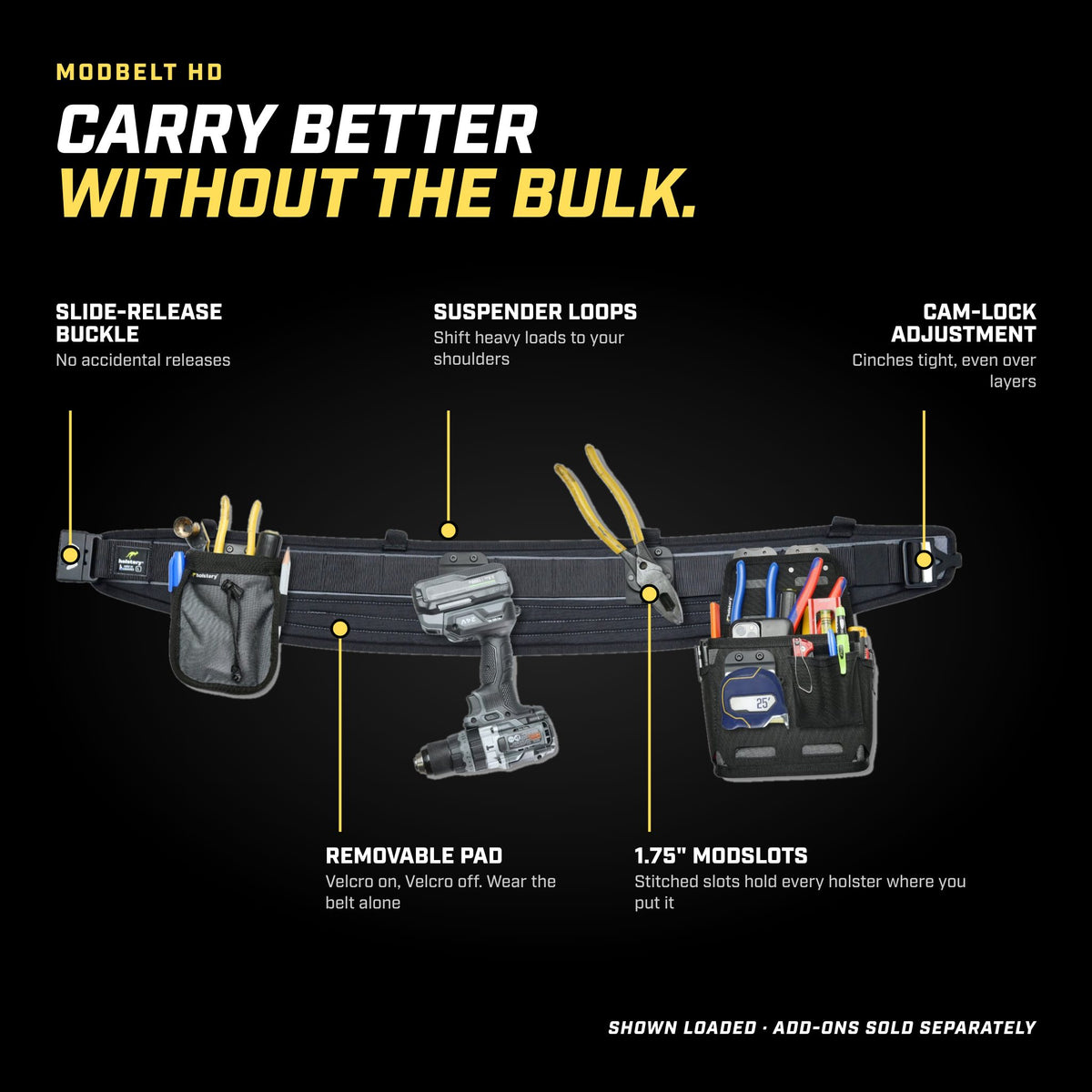ModBelt HD | Padded Modular Tool Belt