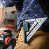 SquareMaster speed rafter square tool tactical belt clip holster holder on someones belt